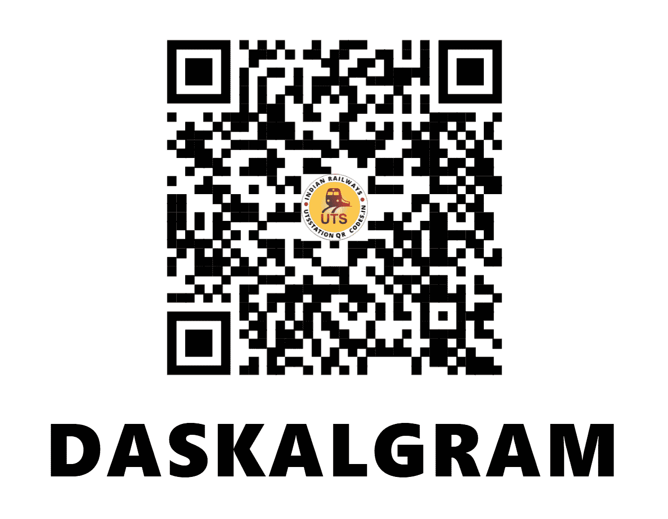 UTS QR Code for DASKALGRAM - DLM (ER - WEST BENGAL)